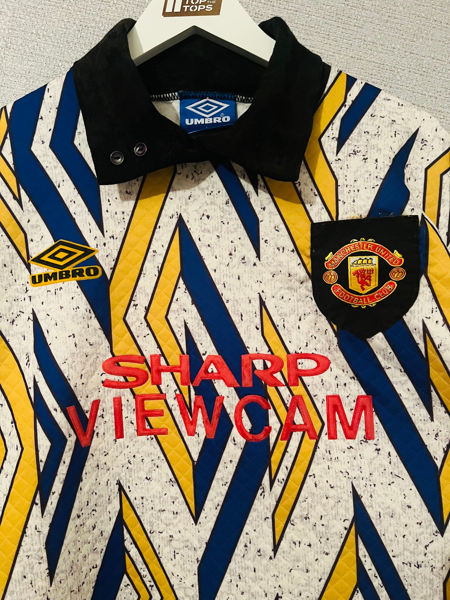 Manchester United goalkeeper football shirt 1993/95 Schmeichel Large