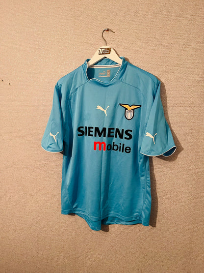 Lazio home football shirt 2002/03 Couto Medium
