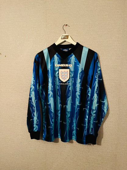 England goalkeeper football shirt 1996/98 Medium
