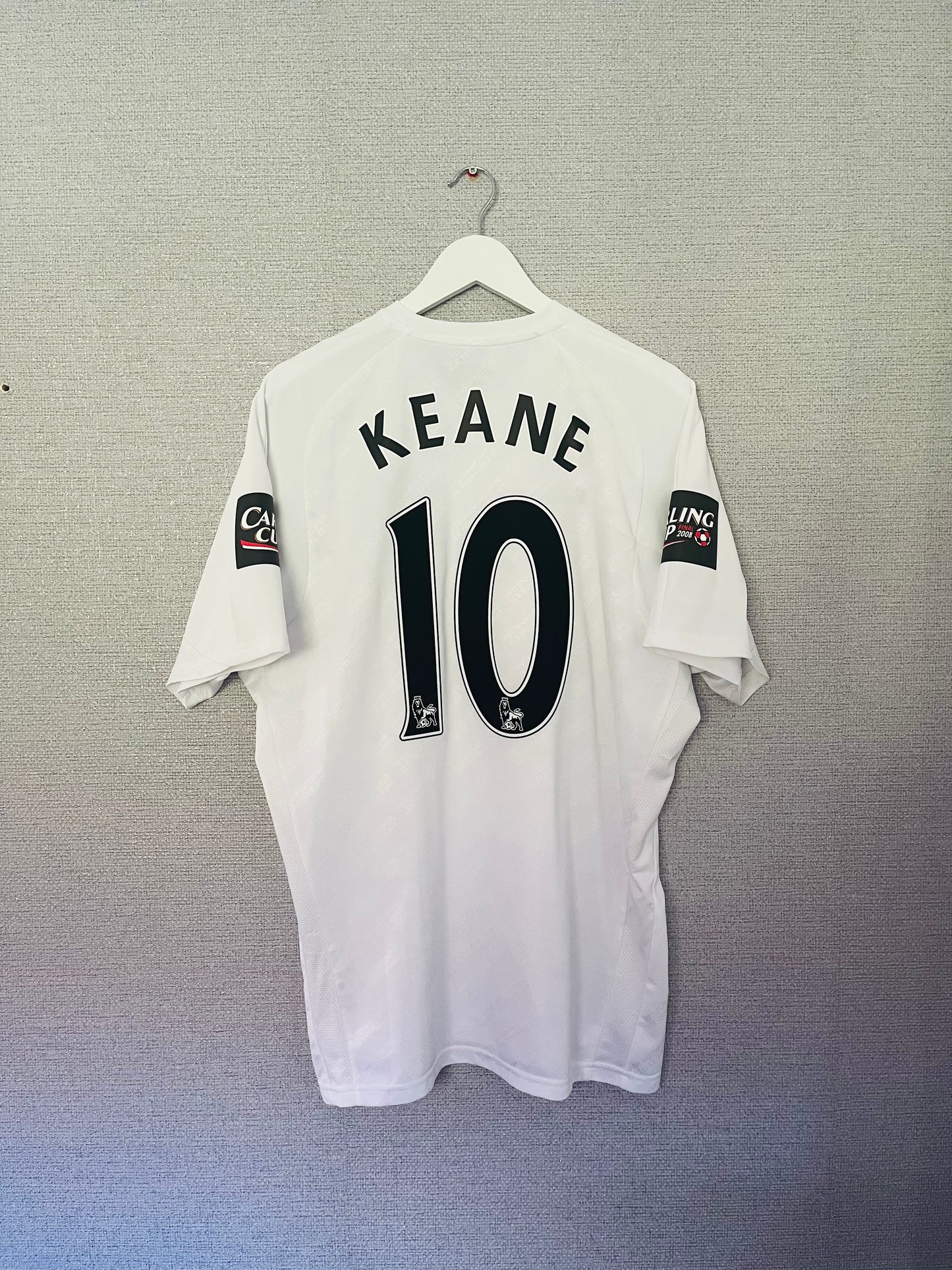 Tottenham Hotspur home football shirt 2007/08 Keane XL