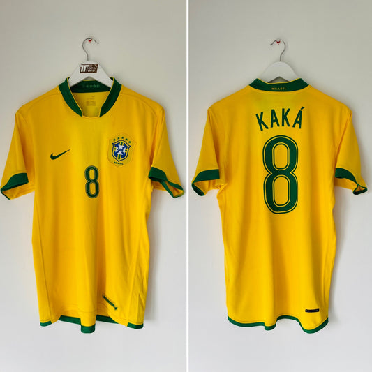 Brazil home football shirt 2006/08 Kaka Medium