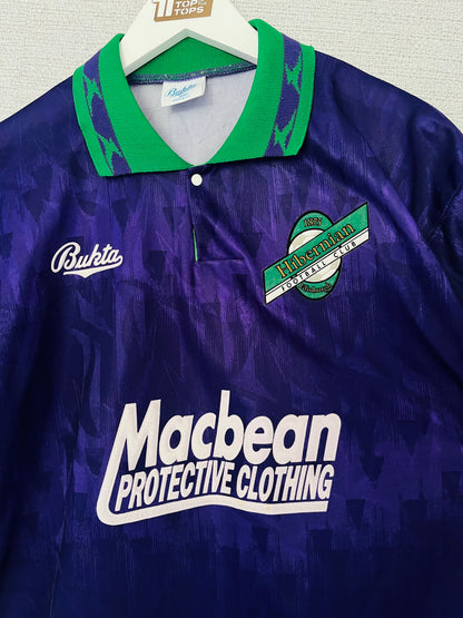 Hibernian away football shirt 1992/94 Medium/Large
