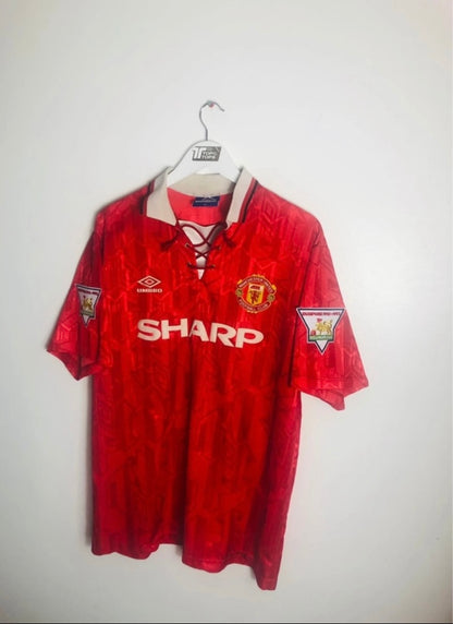 Manchester United home football shirt Cantona XL 1992/94