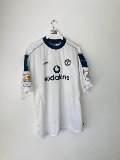 Manchester United away football shirt 2000/01 Beckham XXL