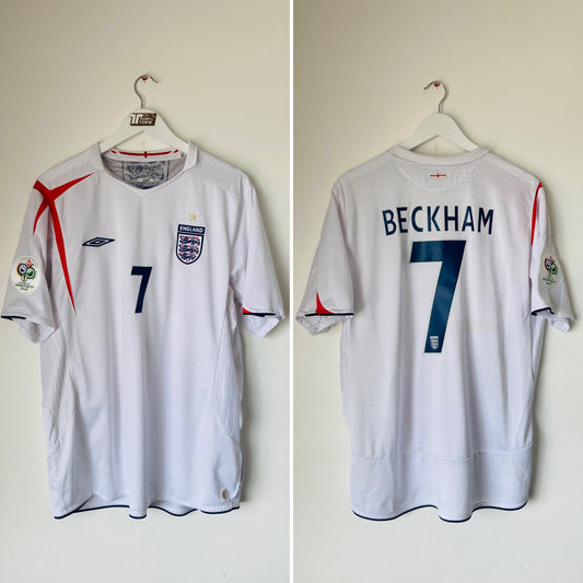 England home football shirt
W/C 2006 Beckham XL