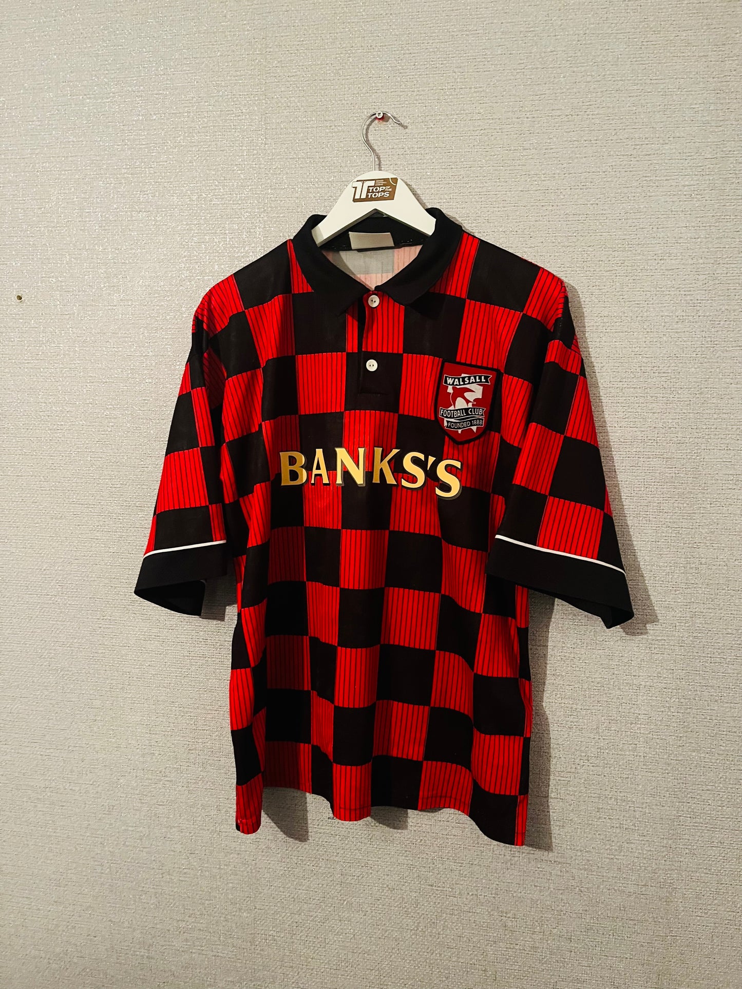 Walsall home football shirt 1997/98 Large