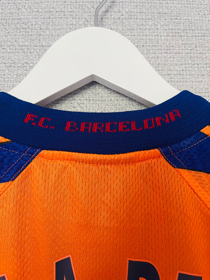 Barcelona away football shirt 1997/98 De La Pena XXL
