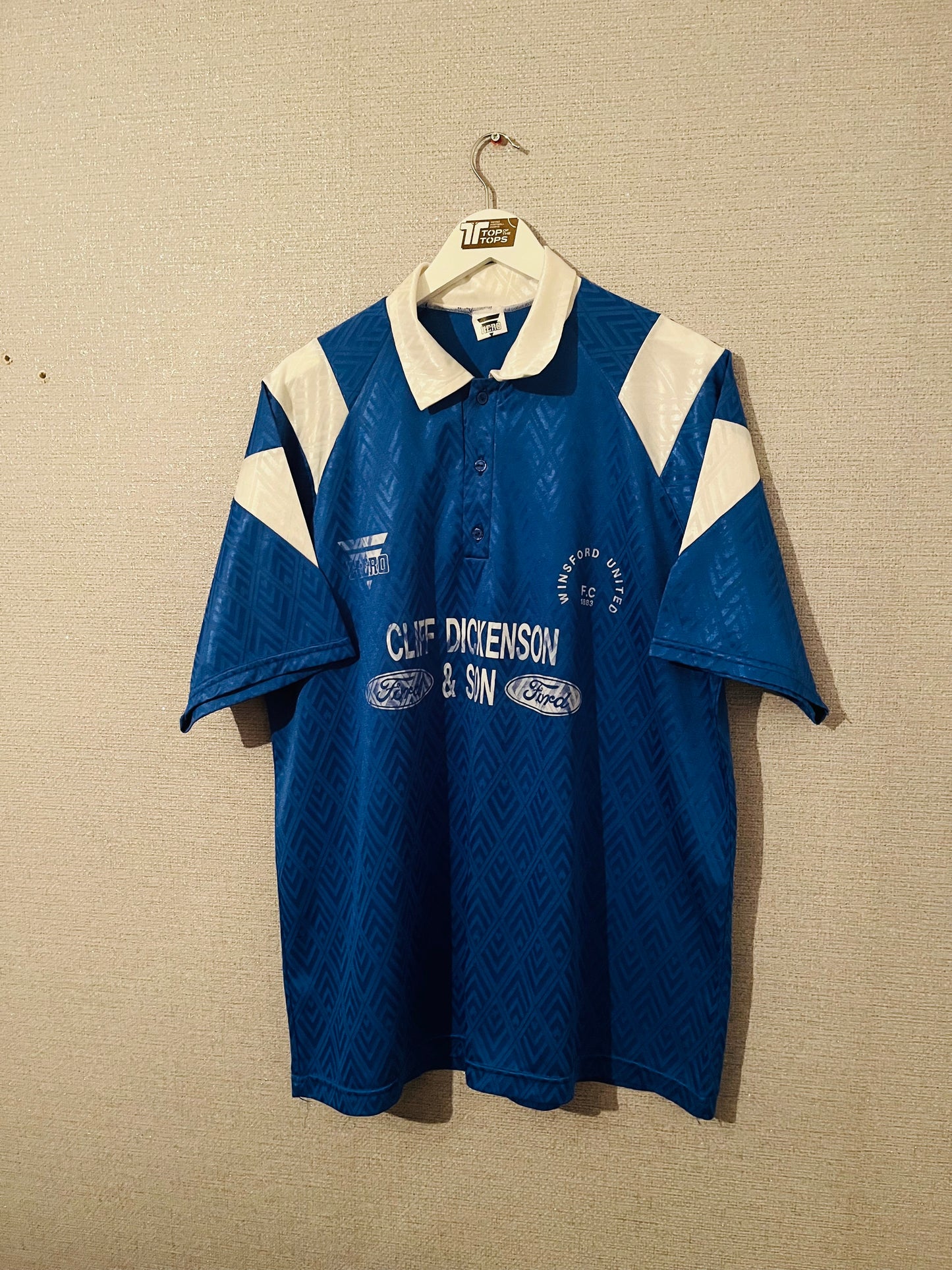 Winsford United home football shirt 1991/92 XL