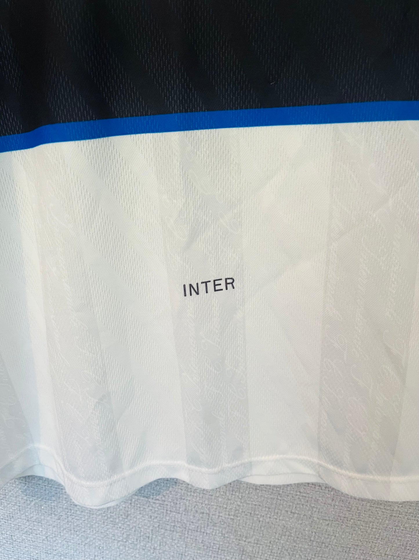 Inter Milan away football shirt 1996/97 Zanetti XL