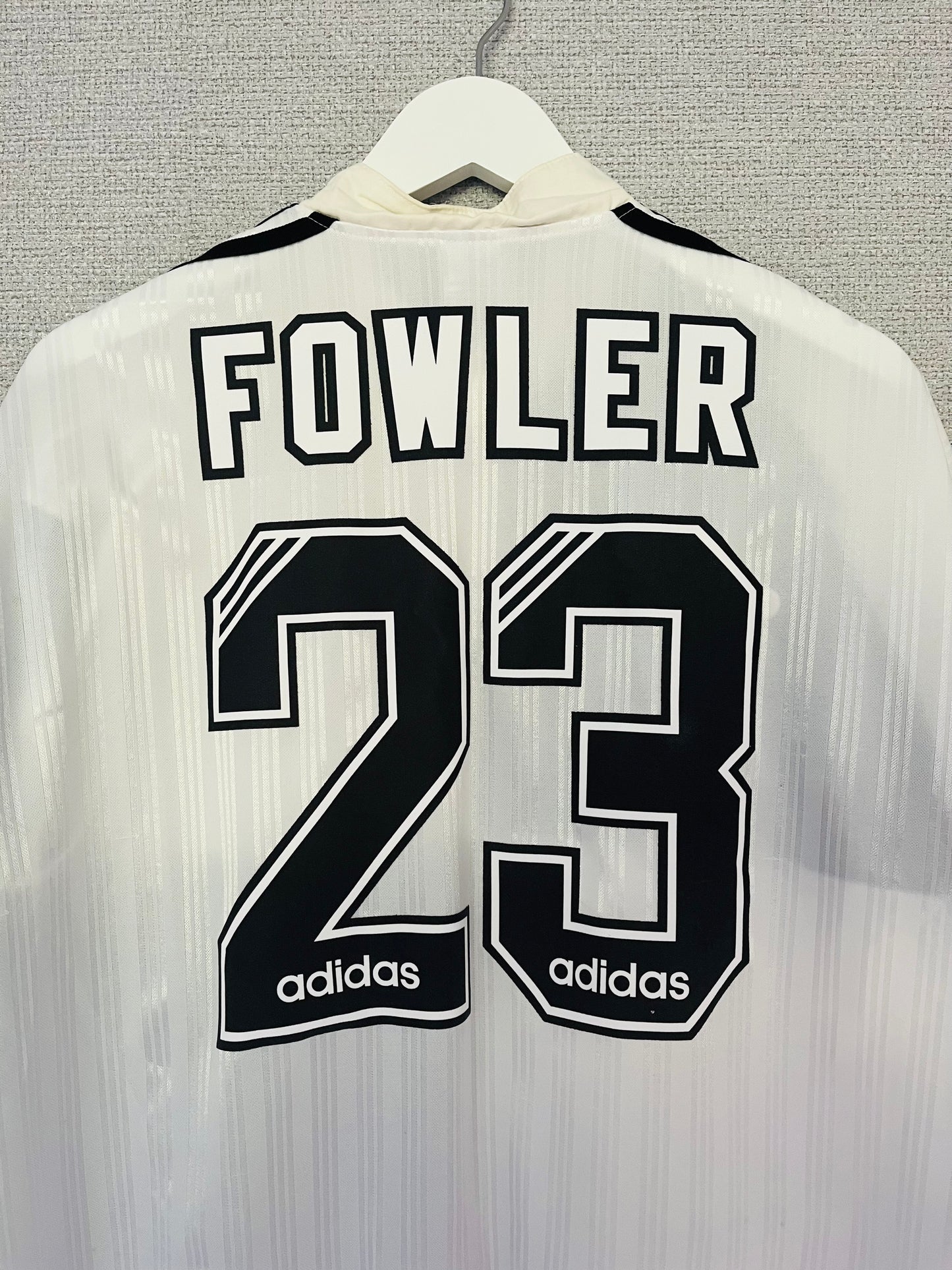 Liverpool away football shirt 1995/96 Fowler XL