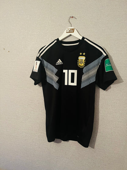 Argentina away football shirt     W/C 2018 Messi Medium