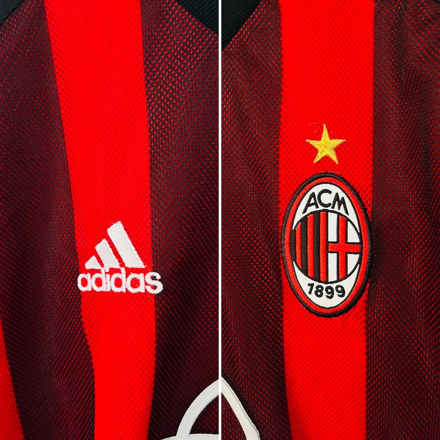 AC Milan home football shirt 2002/03 Shevchenko XL