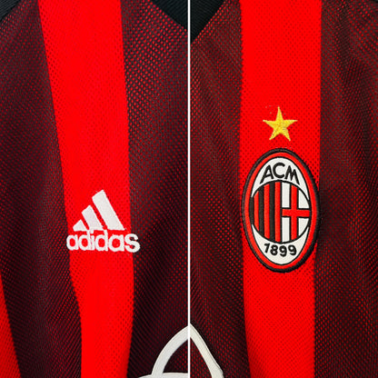 AC Milan home football shirt 2002/03 Shevchenko XL