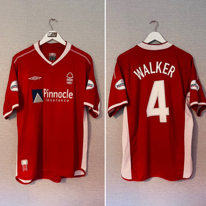 Nottingham Forest home football shirt 2002/03 Walker Large