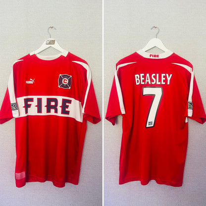 Chicago Fire home football shirt 2004 Beasley XL