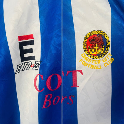 Chester City home football shirt 1993/94 Large