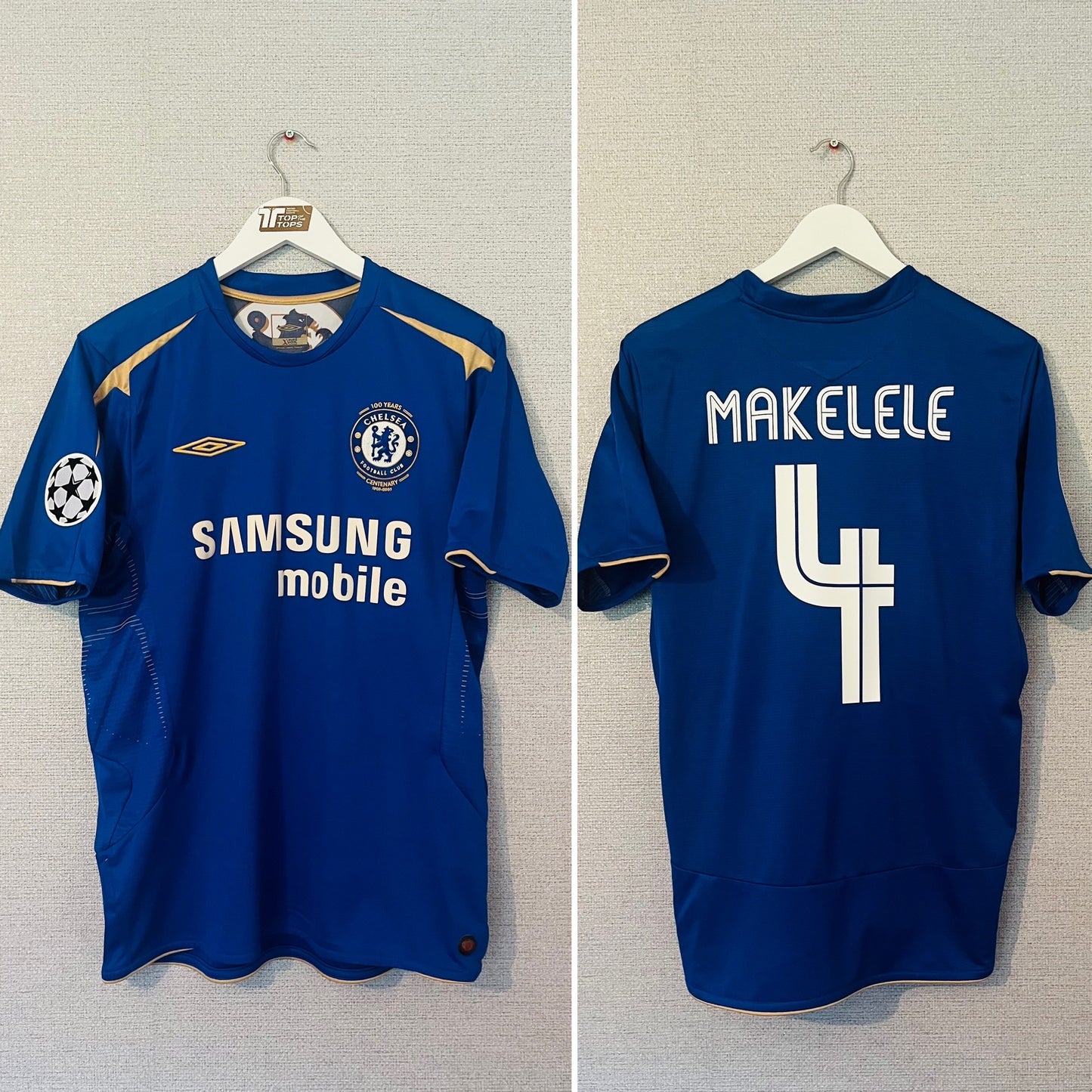 Chelsea home football shirt 2005/06 Makelele Medium