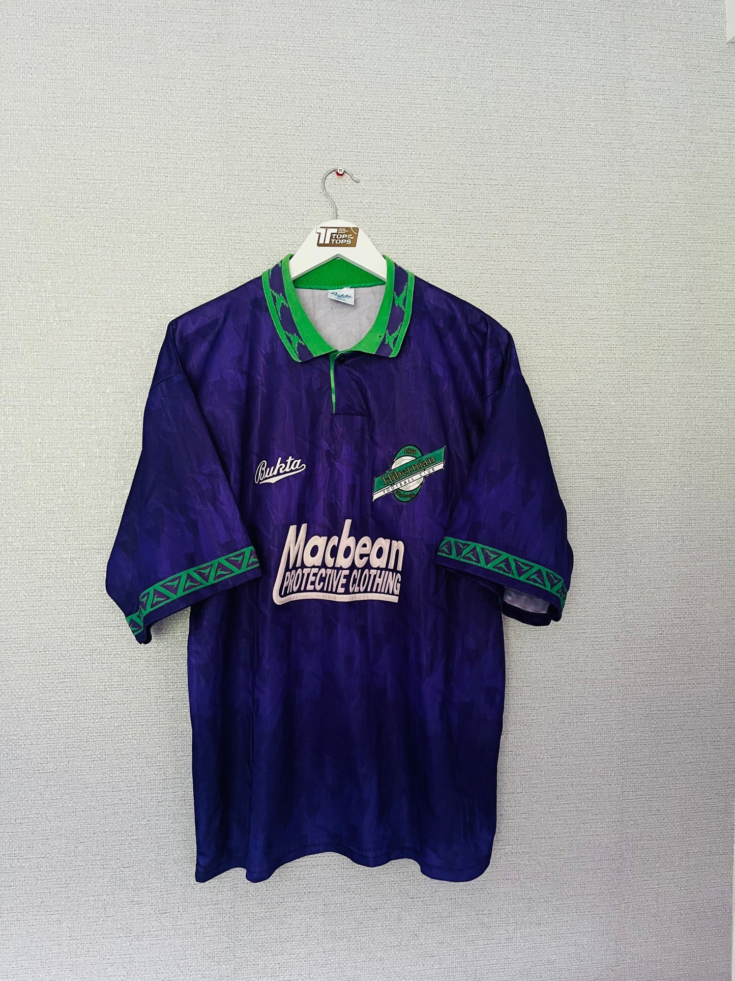 Hibernian away football shirt 1992/94 Large