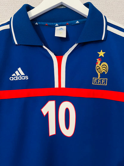 France home football shirt Euro 2000 Zidane XL
