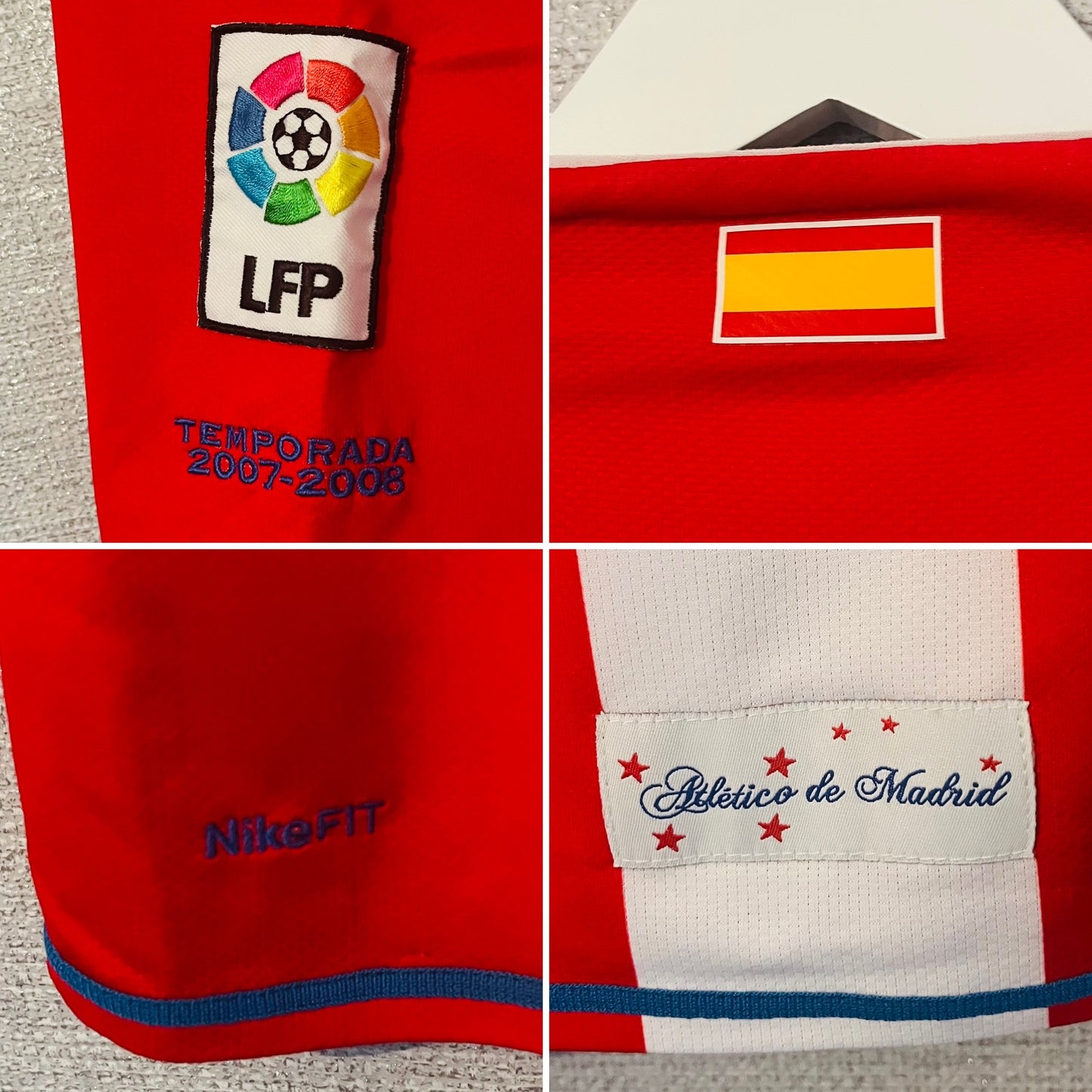 Atletico Madrid home football shirt
2007/08 Forlan Medium