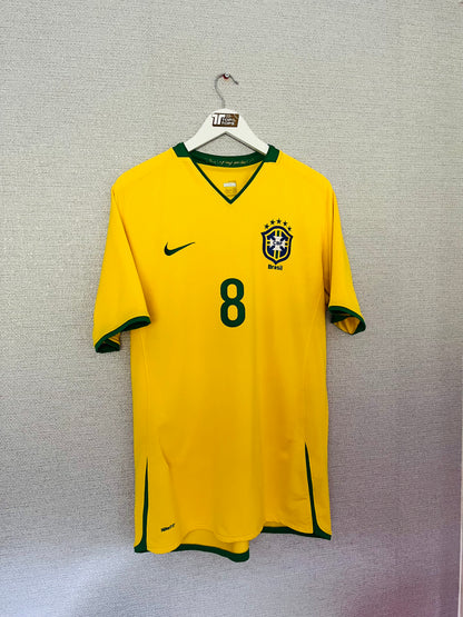 Brazil home football shirt 2008/10 Kaka XL