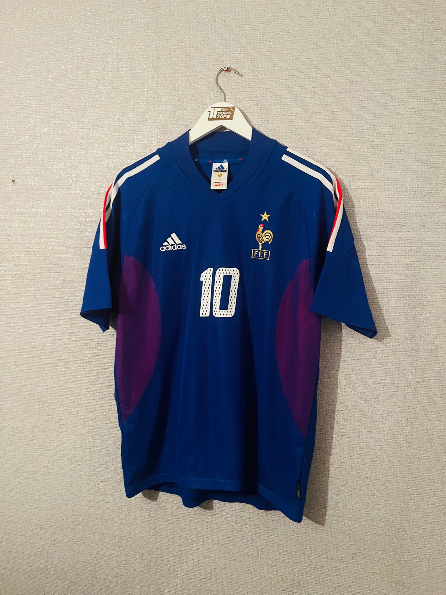 France home football shirt 2002/04 Zidane Medium