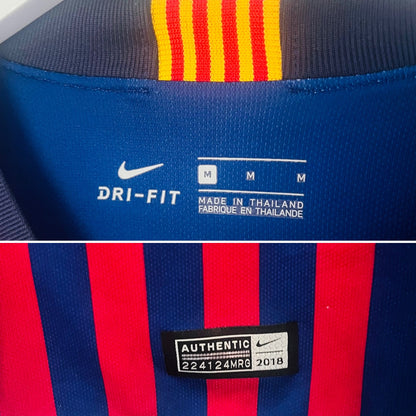 Barcelona home football shirt
2018/19 Messi Medium