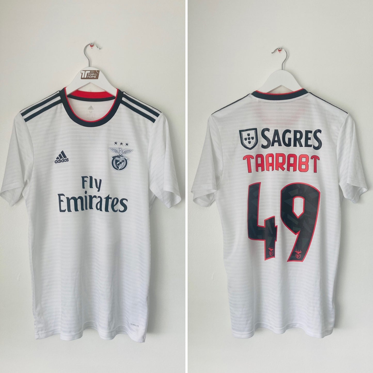 Benfica away football shirt 2018/19 Taarabt medium
