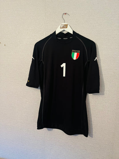Italy goalkeeper football shirt     W/C 2002 Buffon Large