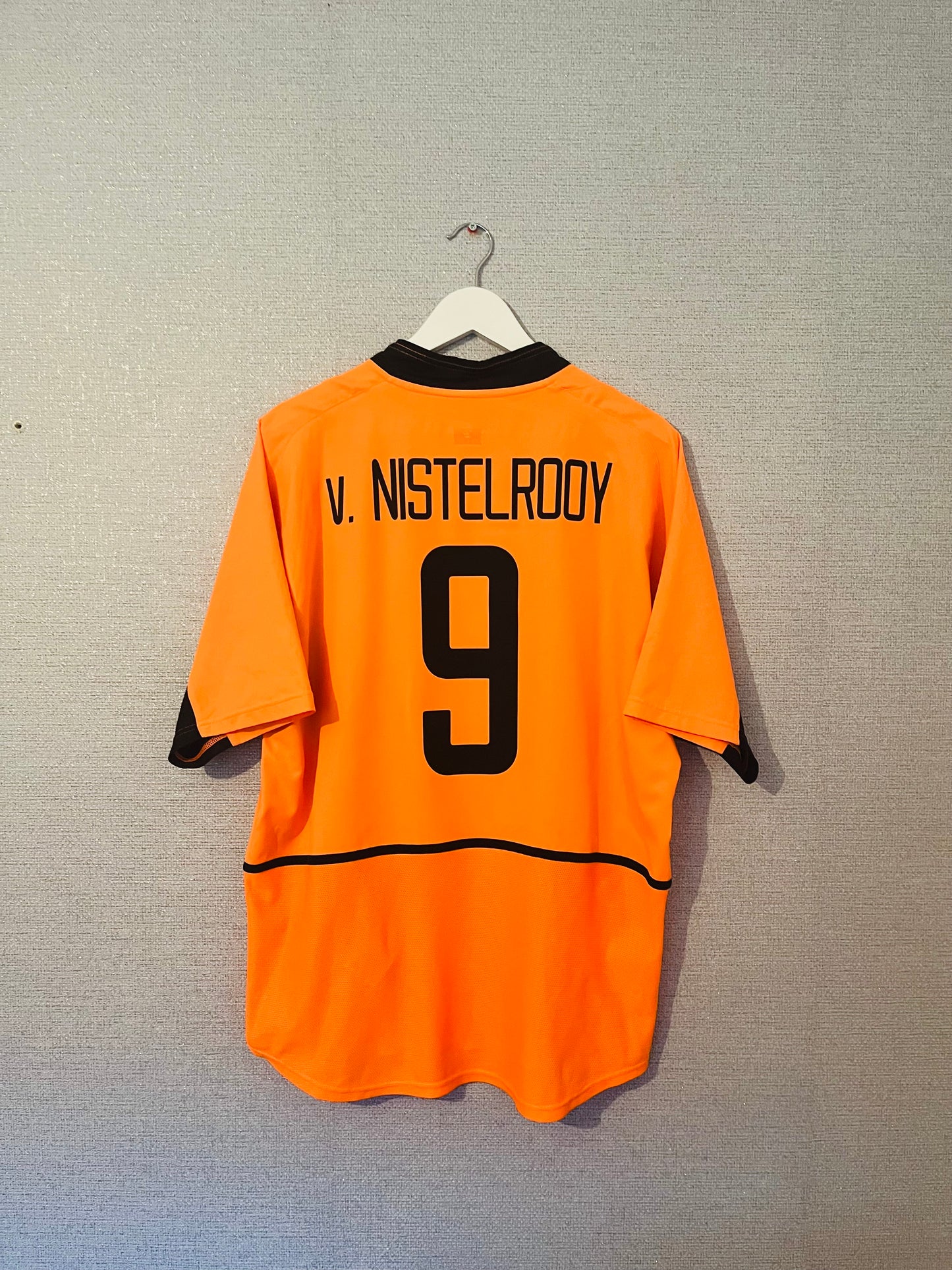 Holland Netherlands home football shirt 2002/04 Van Nistelrooy Large