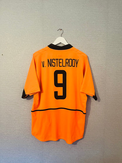 Holland Netherlands home football shirt 2002/04 Van Nistelrooy Large