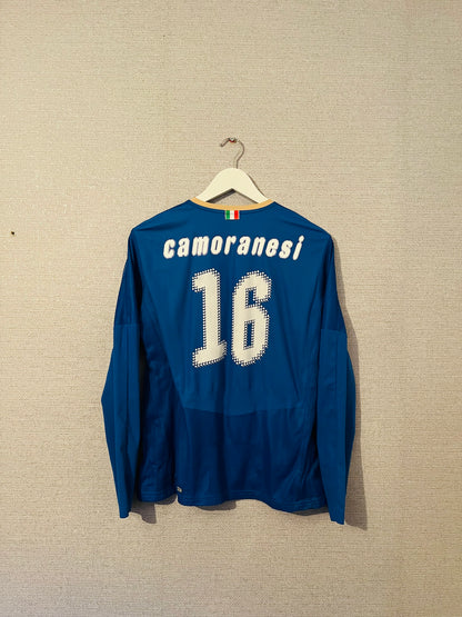 Italy home football shirt player version 2007/09 Camoranesi Small