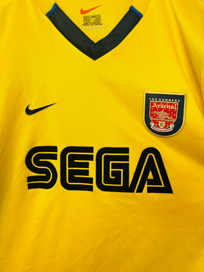 Arsenal away football shirt 2000/01 Suker Medium