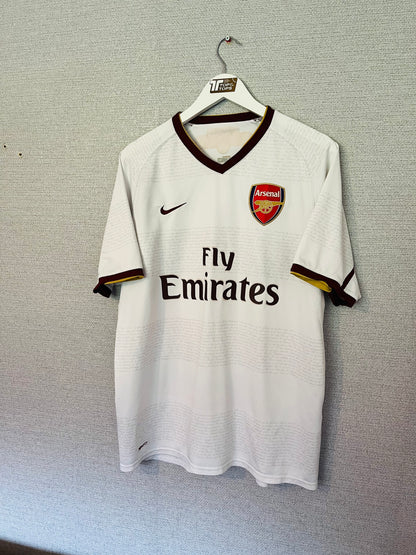 Arsenal away football shirt 2007/08 Gilberto Large