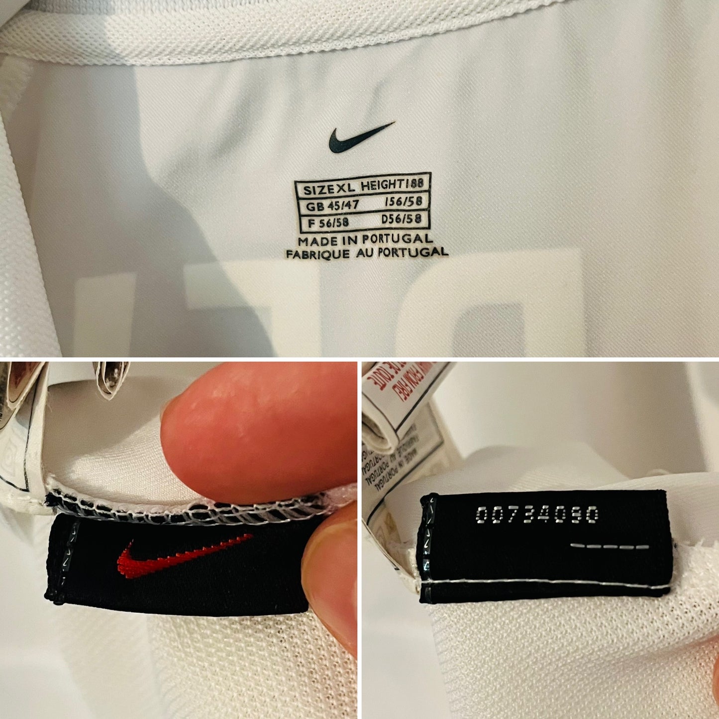 Valencia home football shirt 2002/03 Carew XL