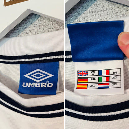 England home football shirt Euro 2000 Beckham XXL