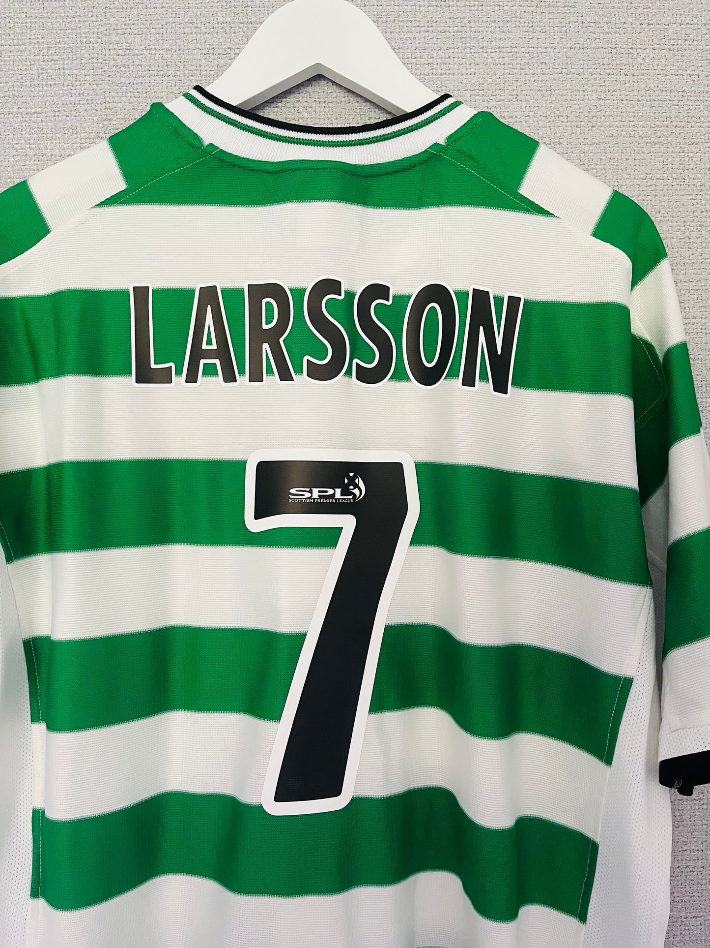Glasgow Celtic home football shirt 2001/03 Larsson XL