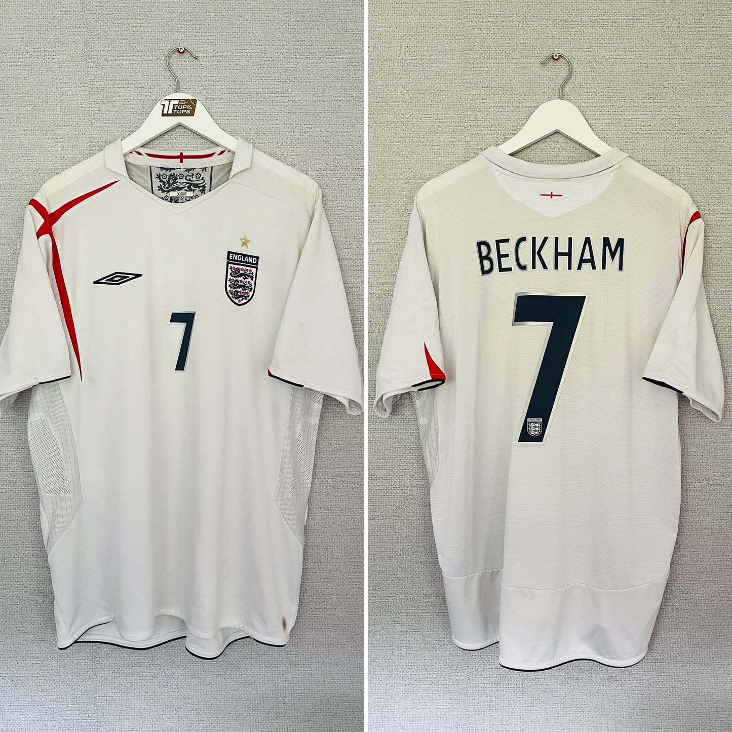 England home football shirt
W/C 2006 Beckham XXL