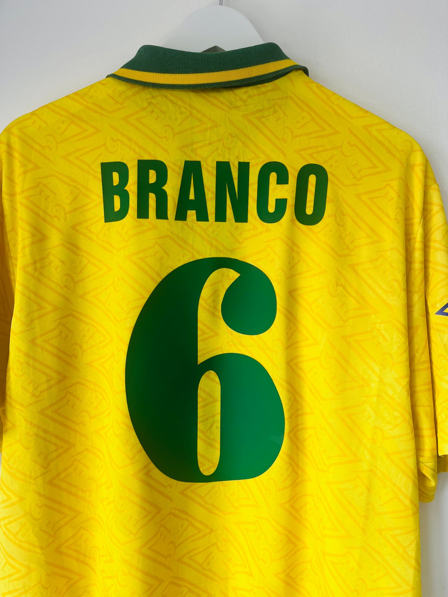 Brazil home football shirt 1991/93 Branco XL