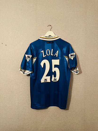 Chelsea home football shirt 1997/99 Zola Large