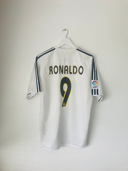 Real Madrid home football shirt 2003/04 R9 Large