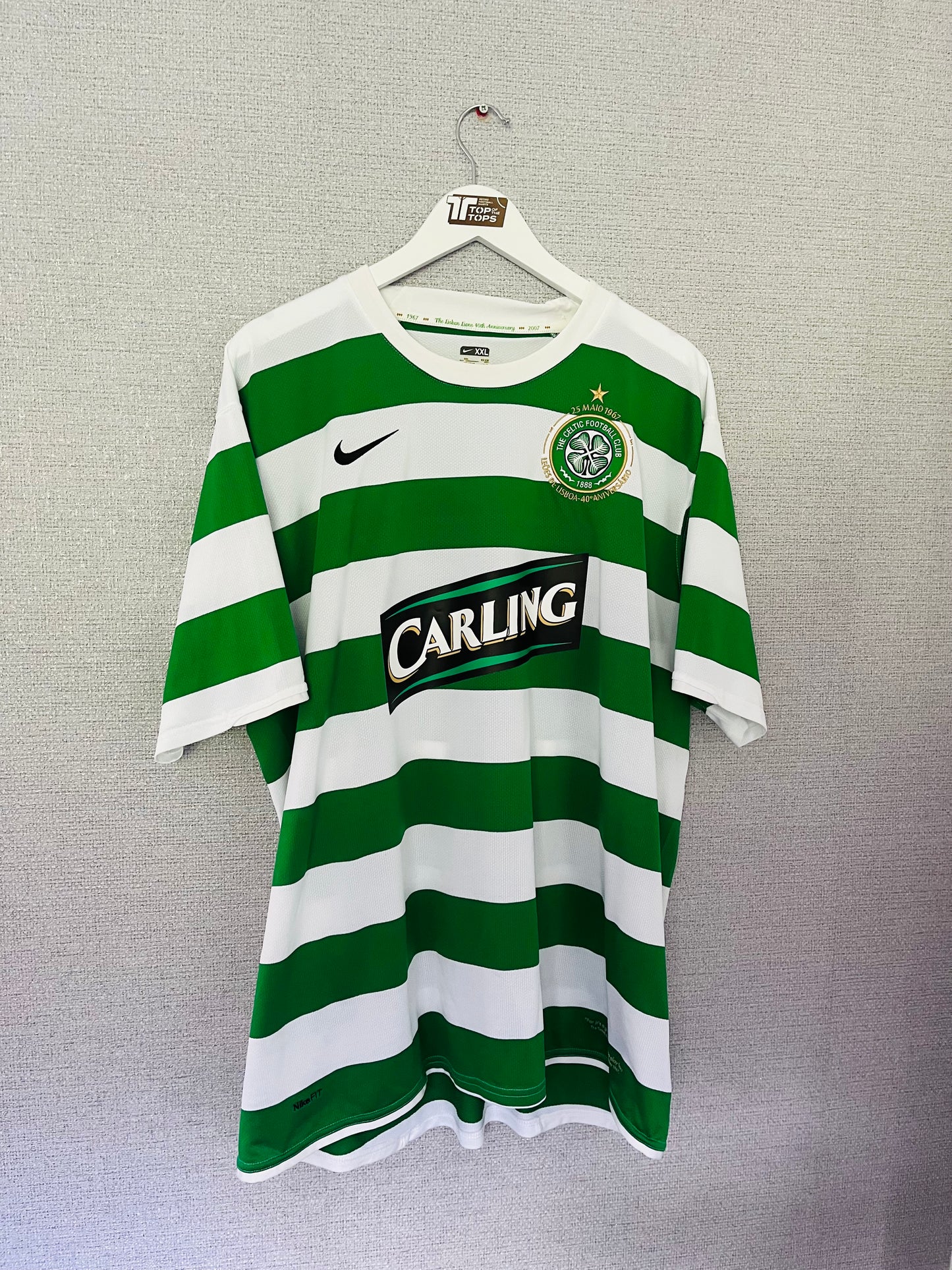 Glasgow Celtic home football shirt 2007/08 Nakamura XXL