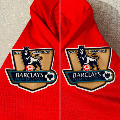 Manchester United home football shirt 2007/08 CR7 Large