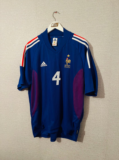 France home football shirt 2002/04 Vieira XL