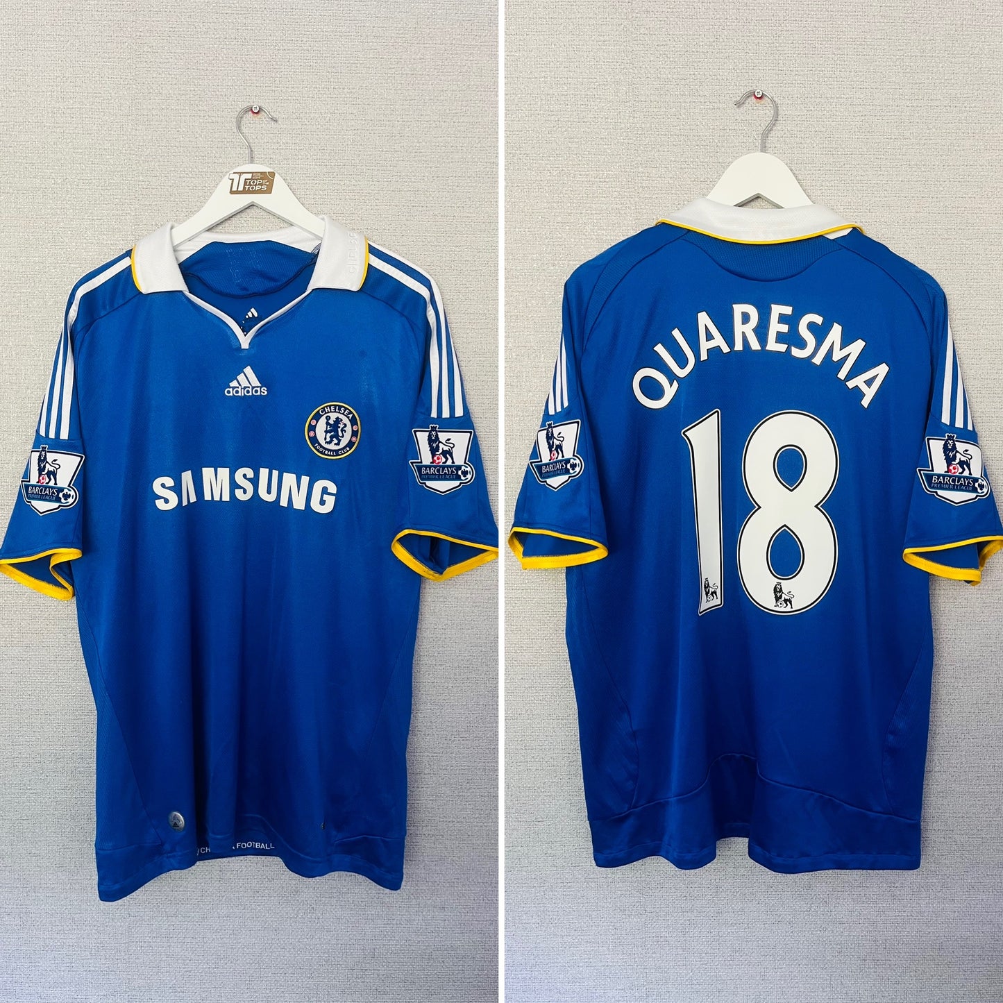 Chelsea home football shirt 2008/08 Quaresma XL