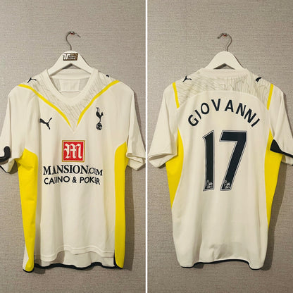 Tottenham Hotspur home football shirt 2009/10 Dos Santos Medium