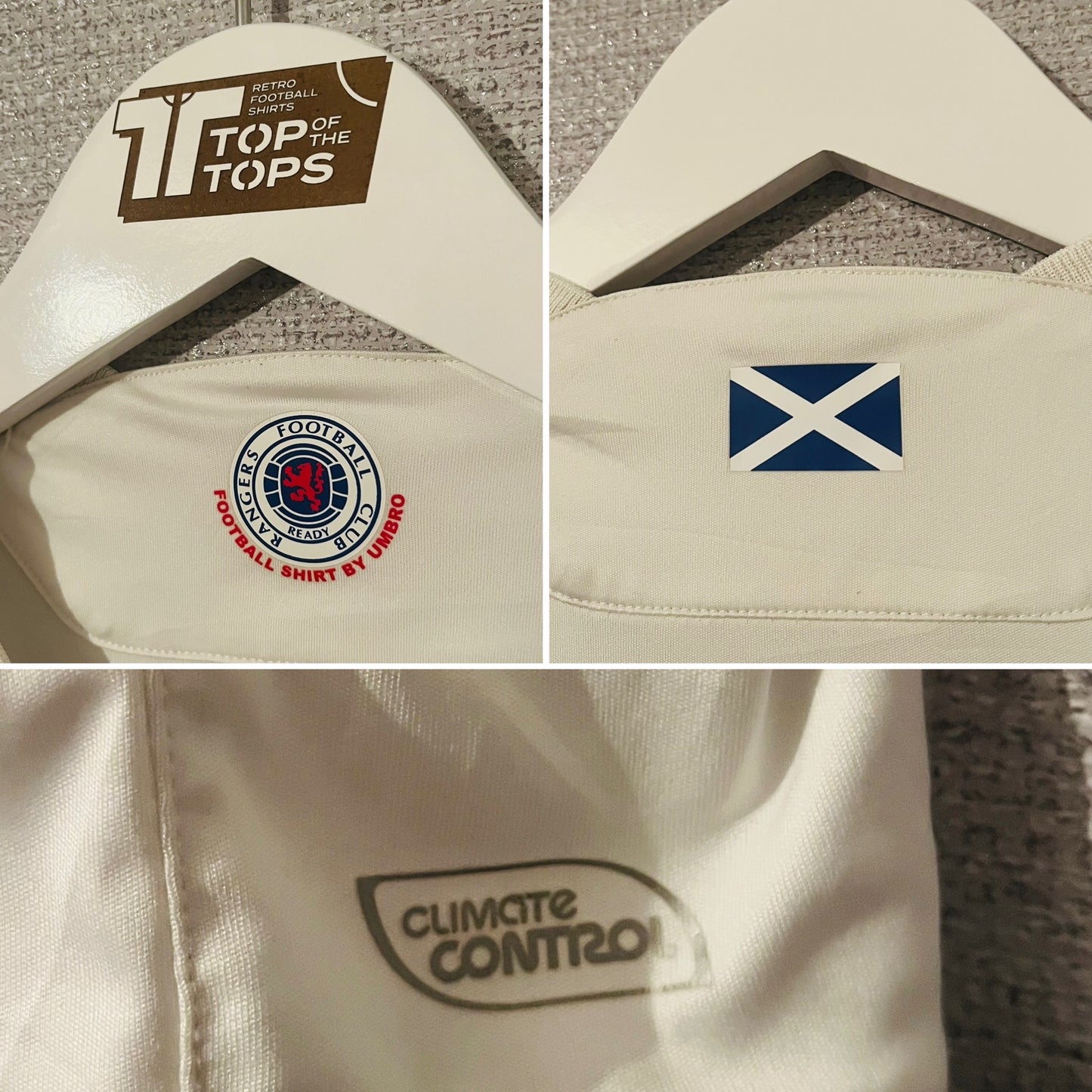 Glasgow Rangers third football shirt 2009/10 Davis Medium