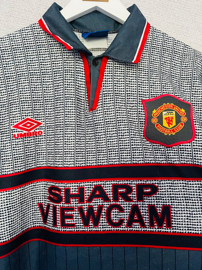 Manchester United away football shirt 1995/96 Scholes Large