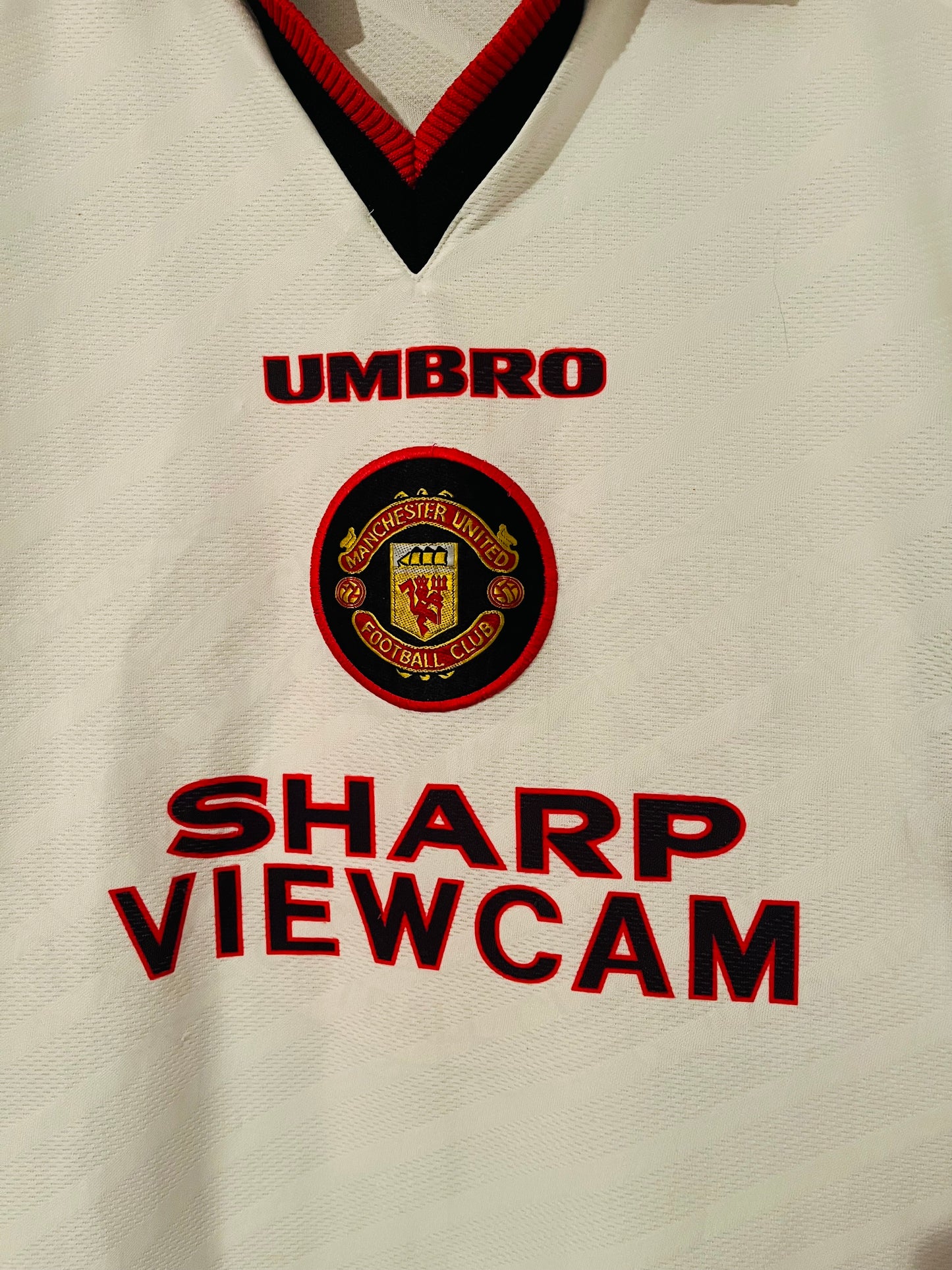 Manchester United away football shirt 1996/97 Cantona Large