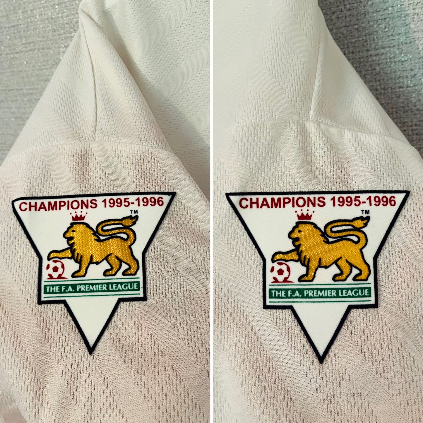 Manchester United away football shirt 1996/97 Cantona XL